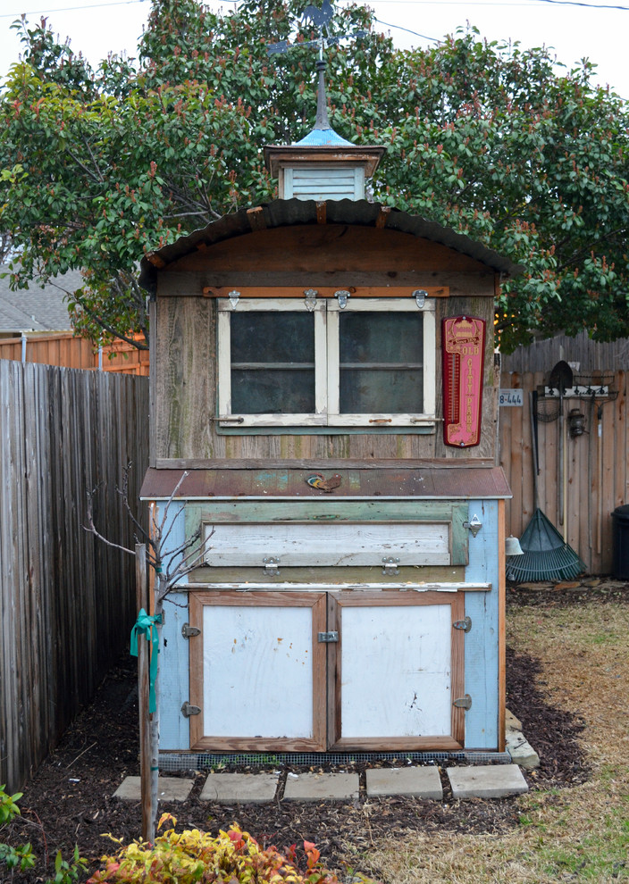 Shed - eclectic shed idea in Dallas