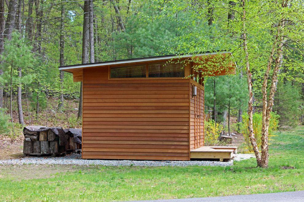 Design ideas for a contemporary garden shed and building in Boston.
