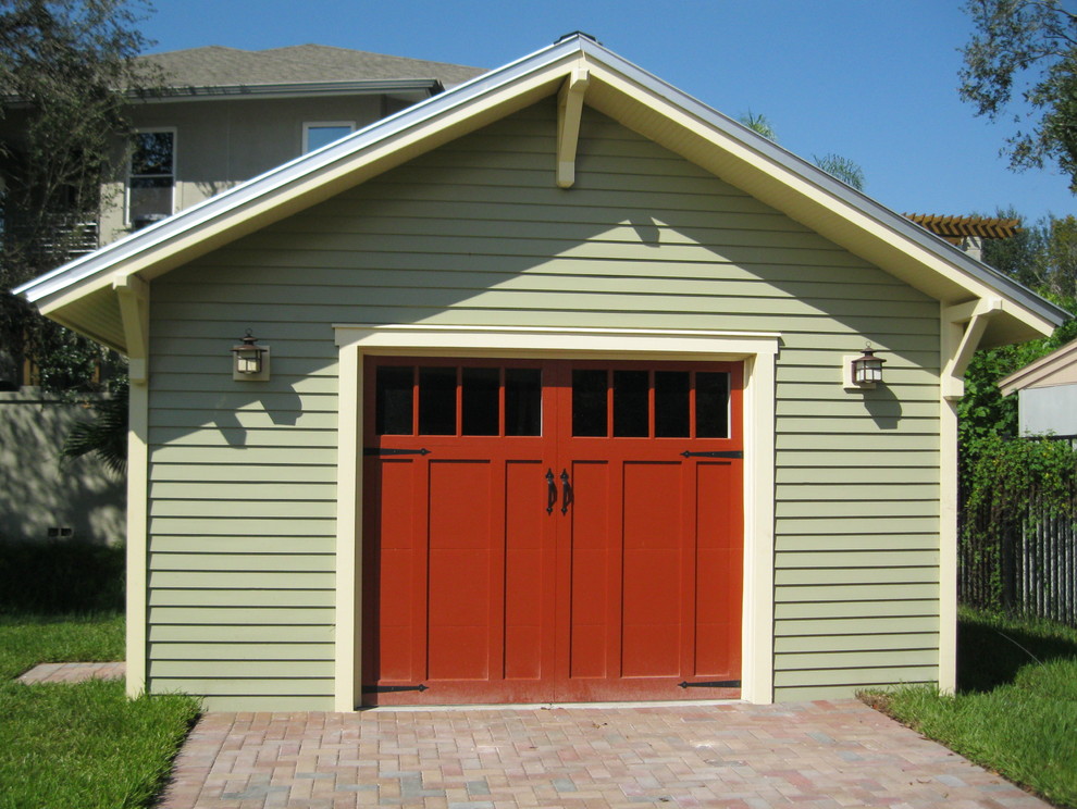 Detached Garage Craftsman Shed Tampa by Historic Shed Houzz