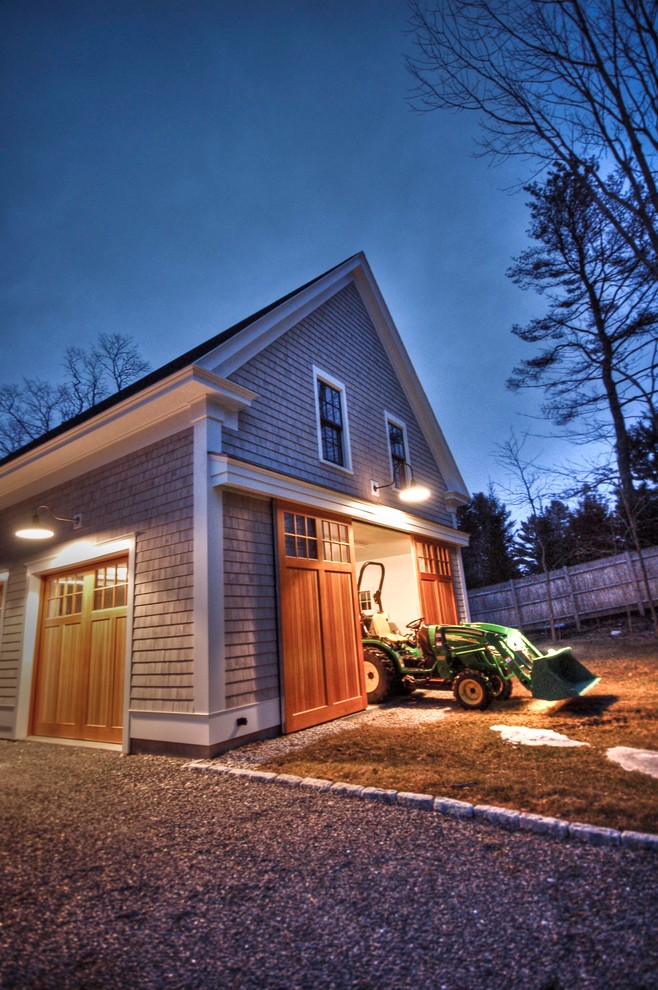 Farmhouse Traditional Shed Portland Maine by Gulfshore Design Houzz