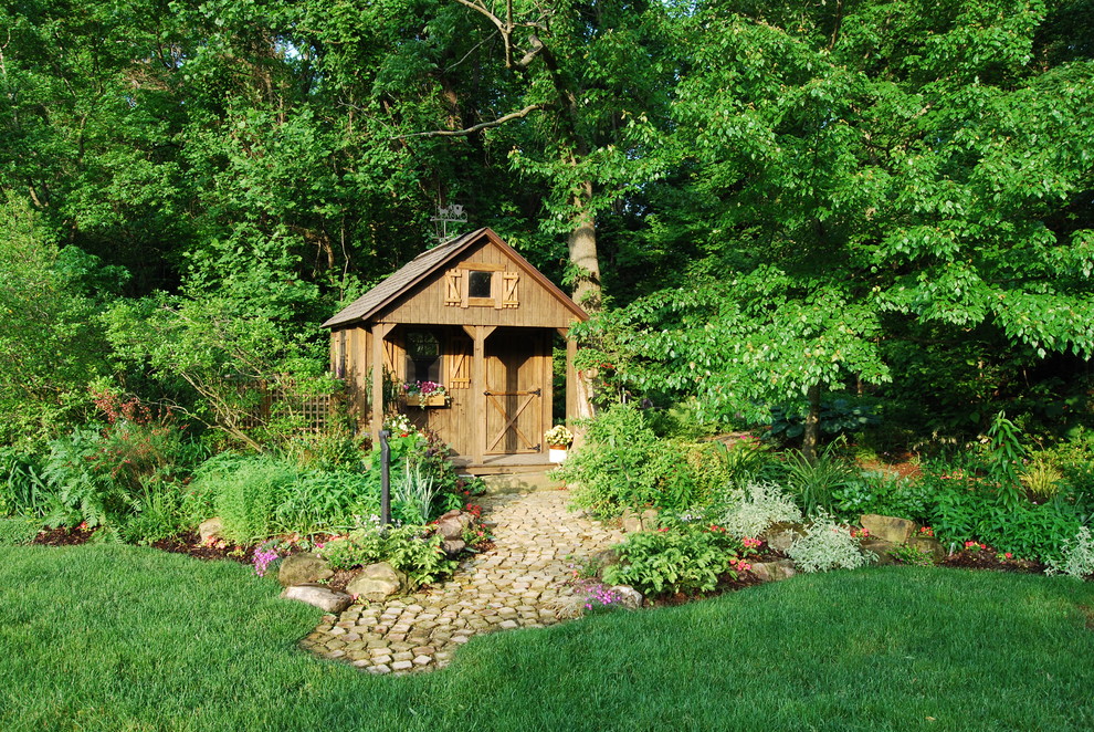 Mountain style garden shed photo in Other