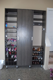 グレーのモダンスタイルのおしゃれな物置小屋 庭小屋の画像 75選 22年8月 Houzz ハウズ