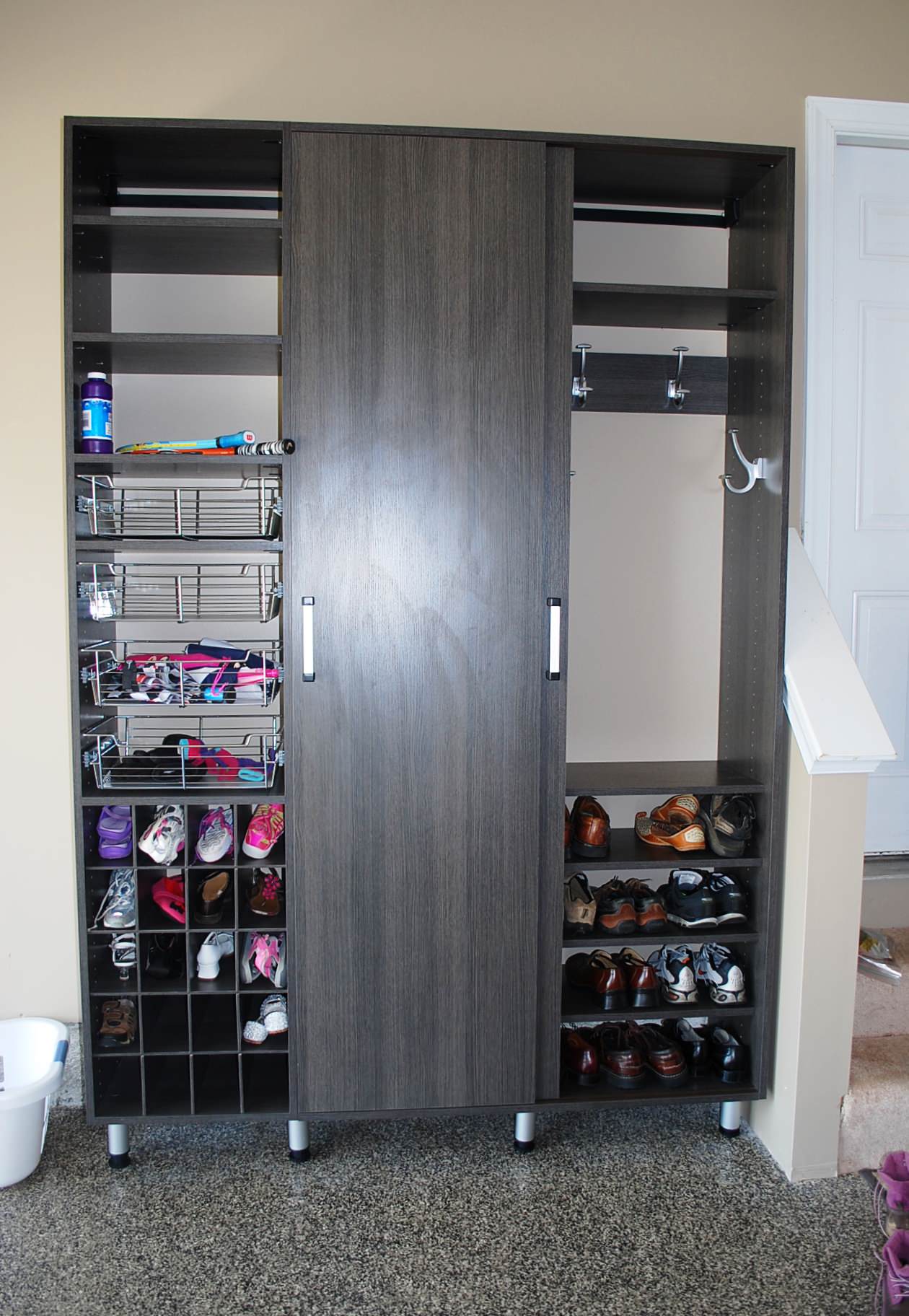 enclosed shoe rack for garage on Garage Shoe Storage Houzz