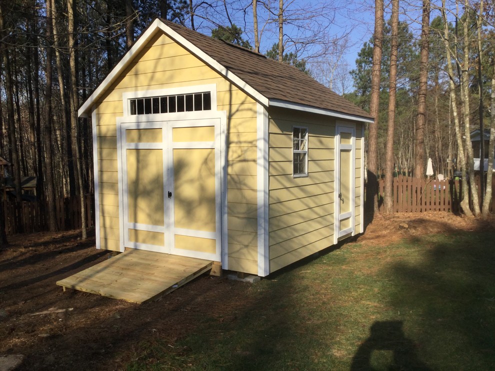 This is an example of a classic garden shed and building in Raleigh.