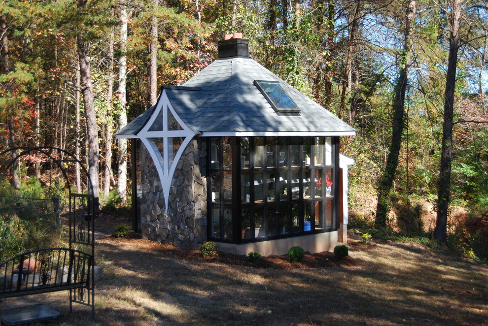 This is an example of a classic garden shed and building in Charlotte.