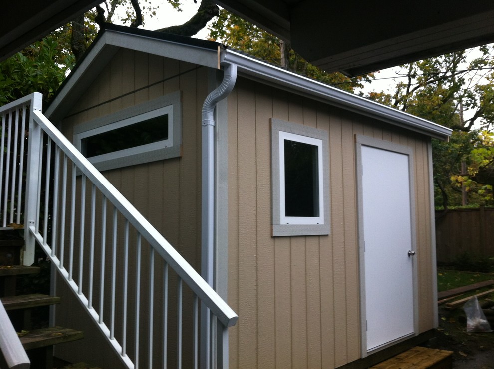 Hale Storage Shed Traditional Shed Vancouver by Backyard Works