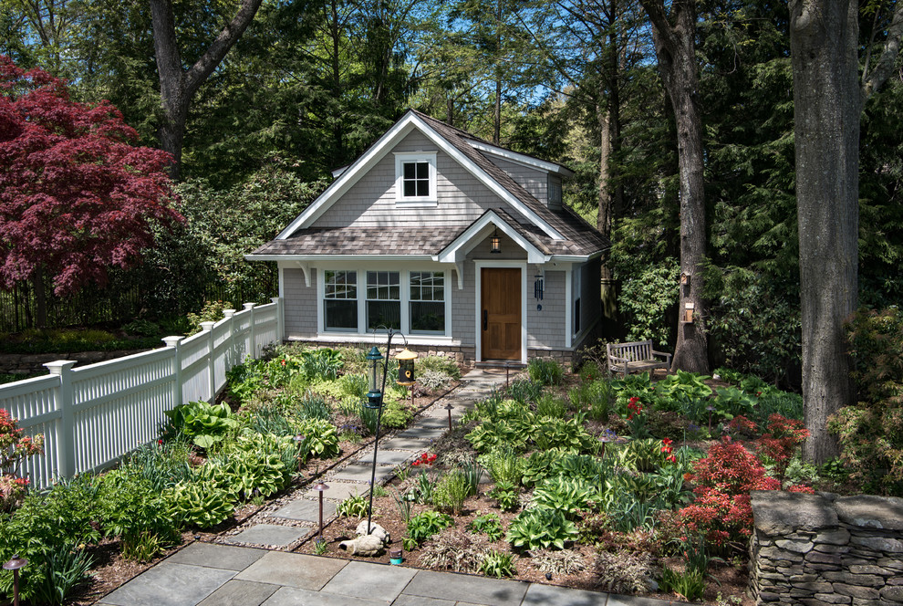 Photo of a classic garden shed and building in New York.