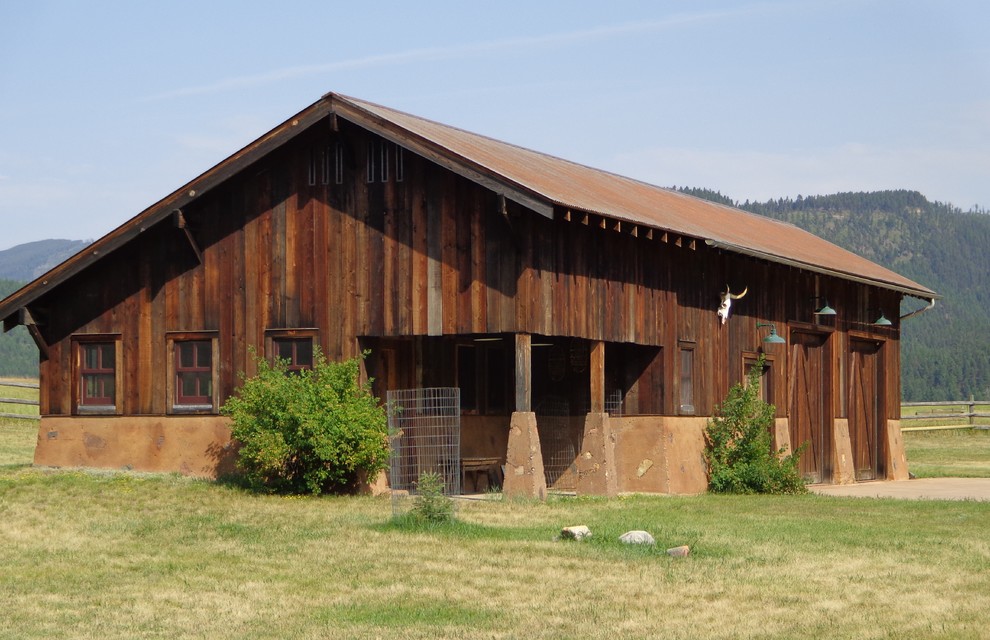 Idées déco pour une grange montagne.