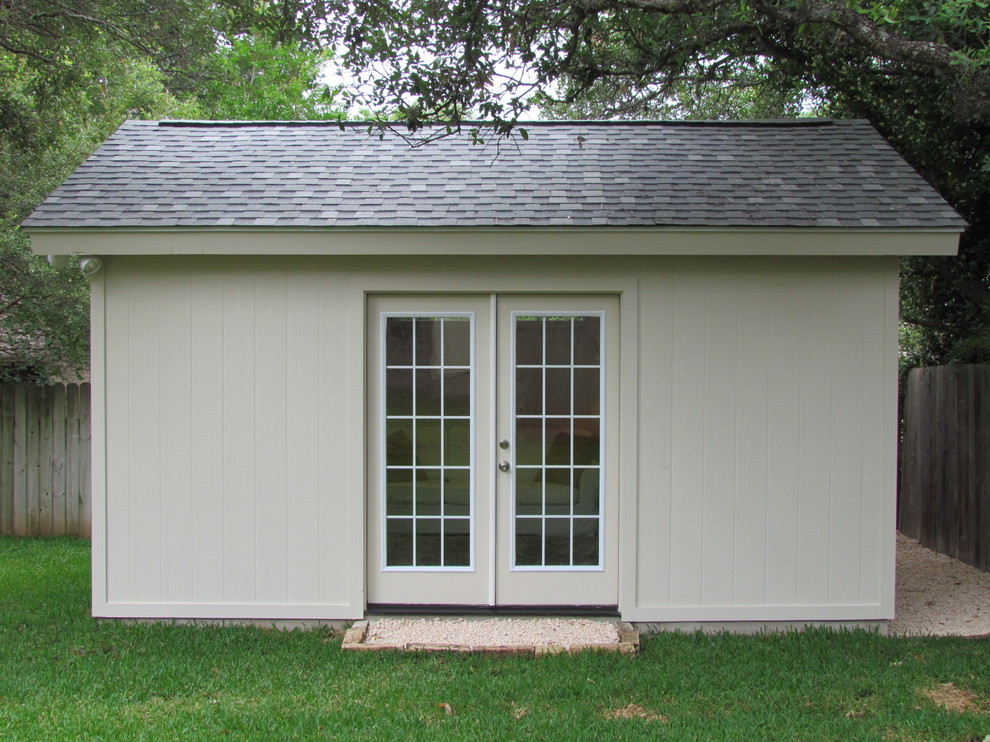 Homey Backyard Office - Traditional - Shed - Austin - by Heritage Home ...