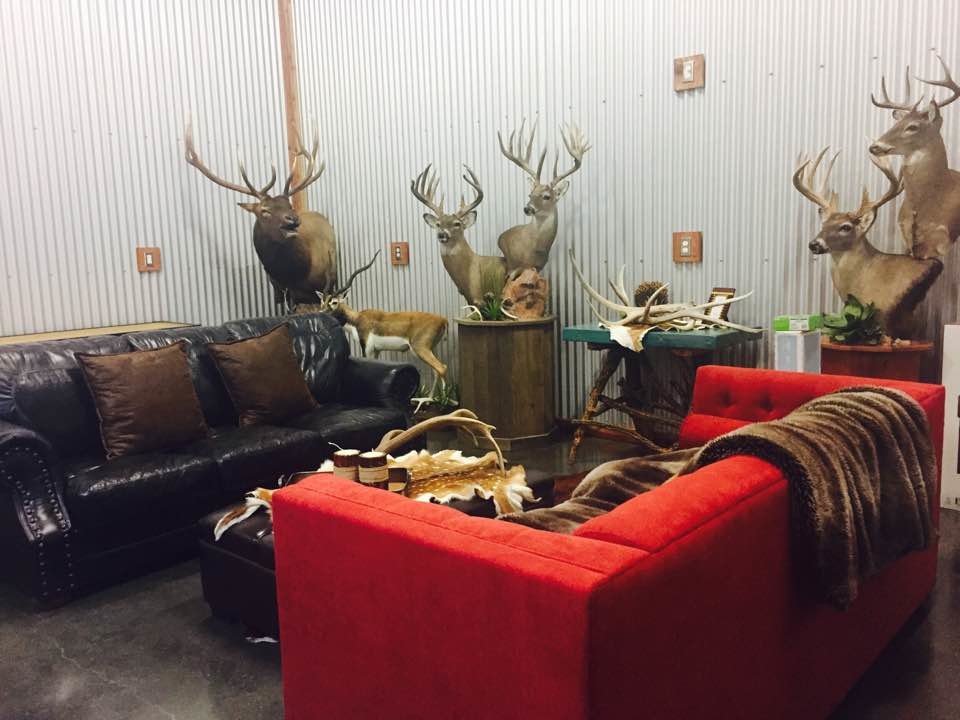 Industrial & Rustic Man Cave/Hunting Garage Rustic Shed by