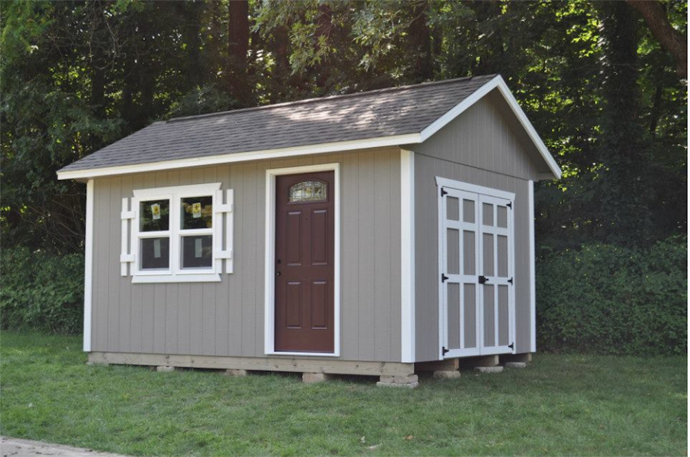Photo of a medium sized traditional detached garden shed and building in Cleveland.