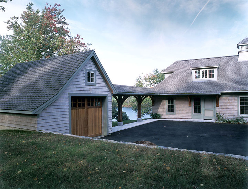 Ipswich Cottage Traditional Shed Boston by Sheldon Pennoyer