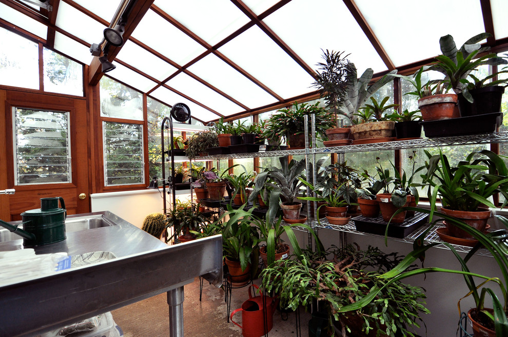 Greenhouse - rustic greenhouse idea in Other