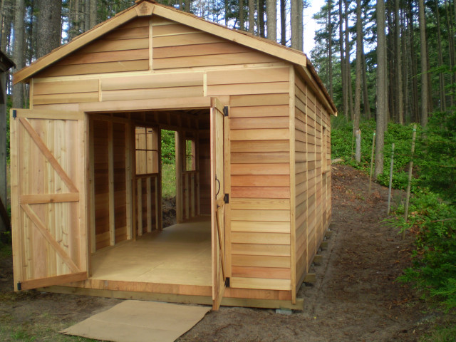 Kayak Storage Shed - Garden Shed and Building - by Cedarshed (CS  Manufacturing Inc)