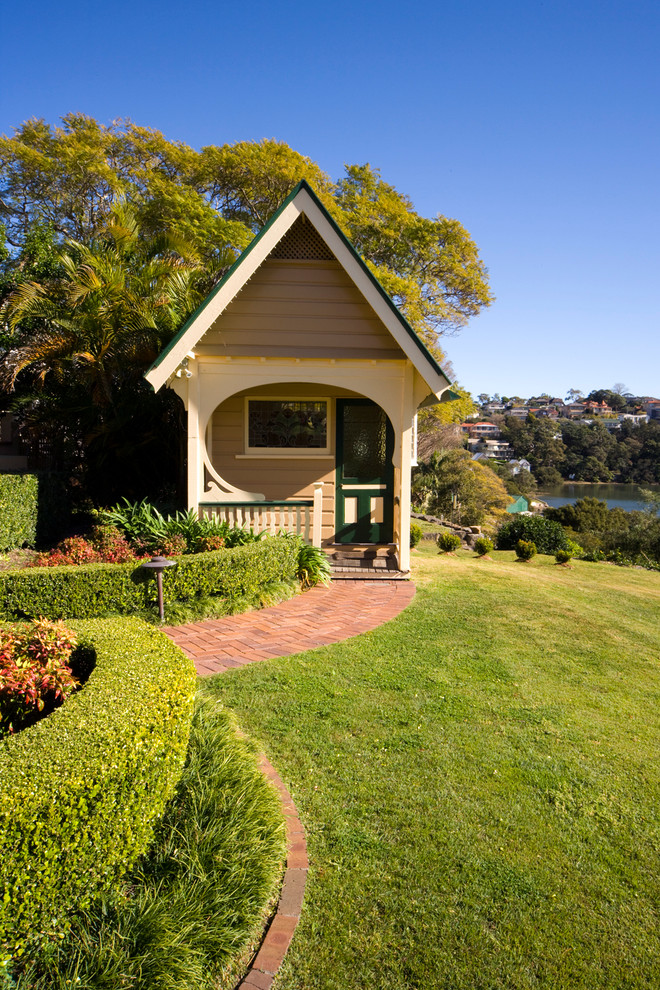 This is an example of a traditional detached garden shed in Sydney.
