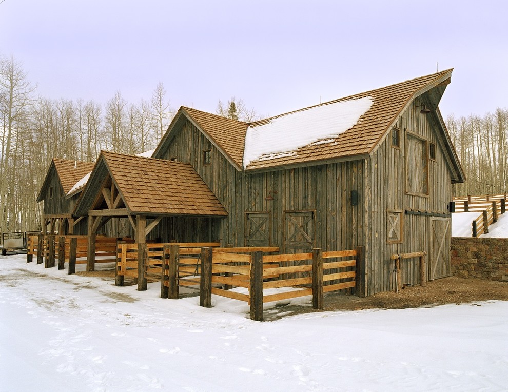 Lucky L Ranch - Rustic - Shed - Denver - by Big-D Signature | Houzz