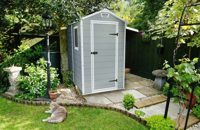 Dader passie waterbestendig Manor 4x6 Shed by Keter - Farmhouse - Shed - Indianapolis - by keter | Houzz
