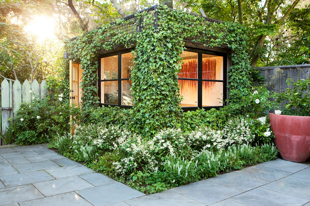 Minimalist detached garden shed photo in San Francisco
