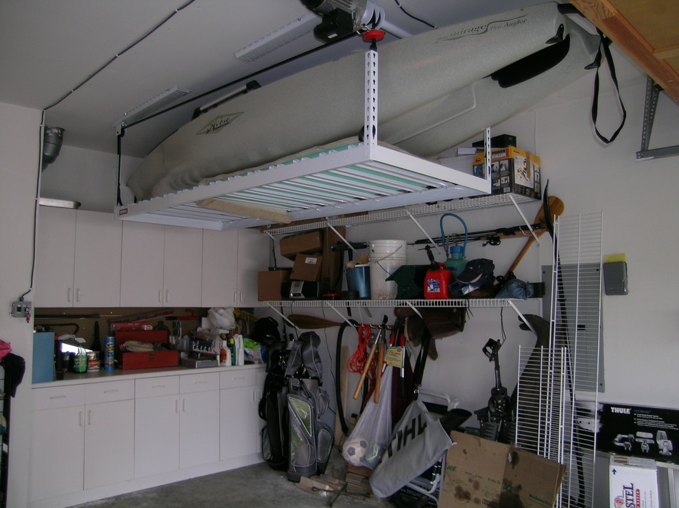 motorized overhead storage Traditional Shed Seattle by ONRAX