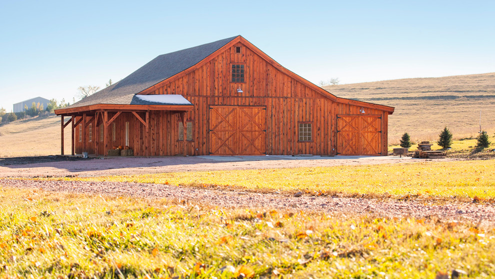 MultiPurpose Barn in Iowa Farmhouse Shed Other by Sand Creek