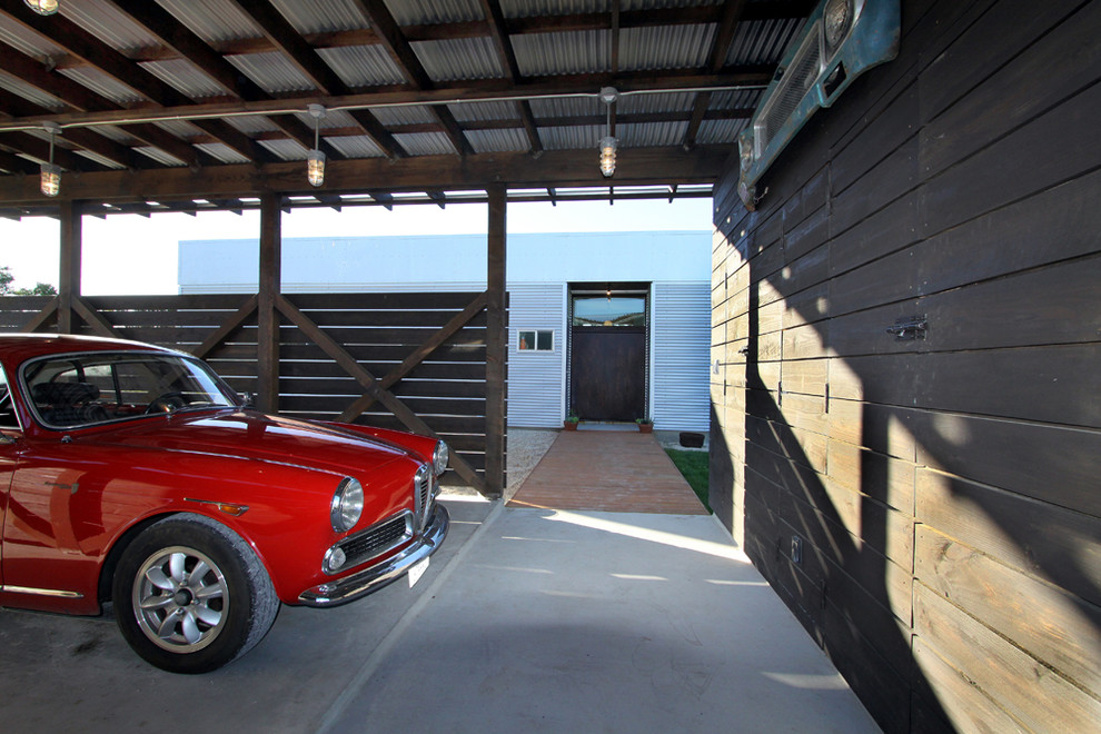 Moderne Garage in Austin