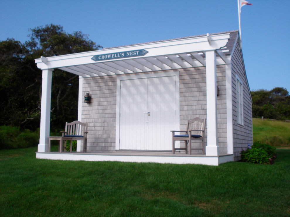 Photo of a nautical garden shed and building in Boston.