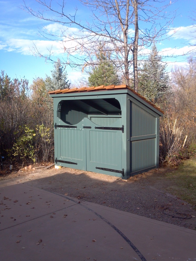 Residential Traditional Shed Denver by Nelson's Custom
