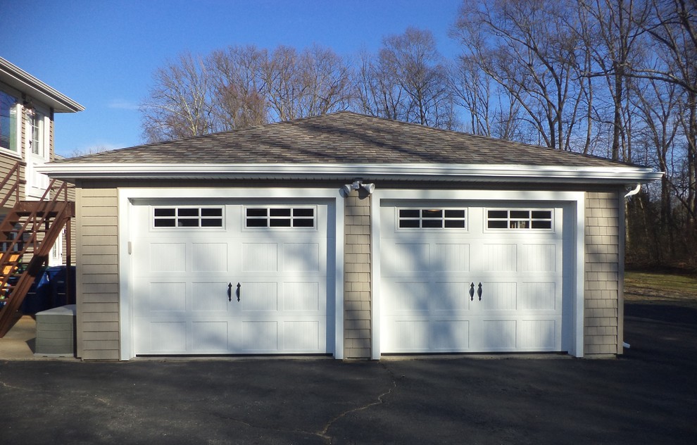 Garage - modern garage idea in Boston