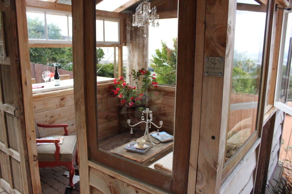 Design ideas for a medium sized rustic detached garden shed and building in San Luis Obispo.