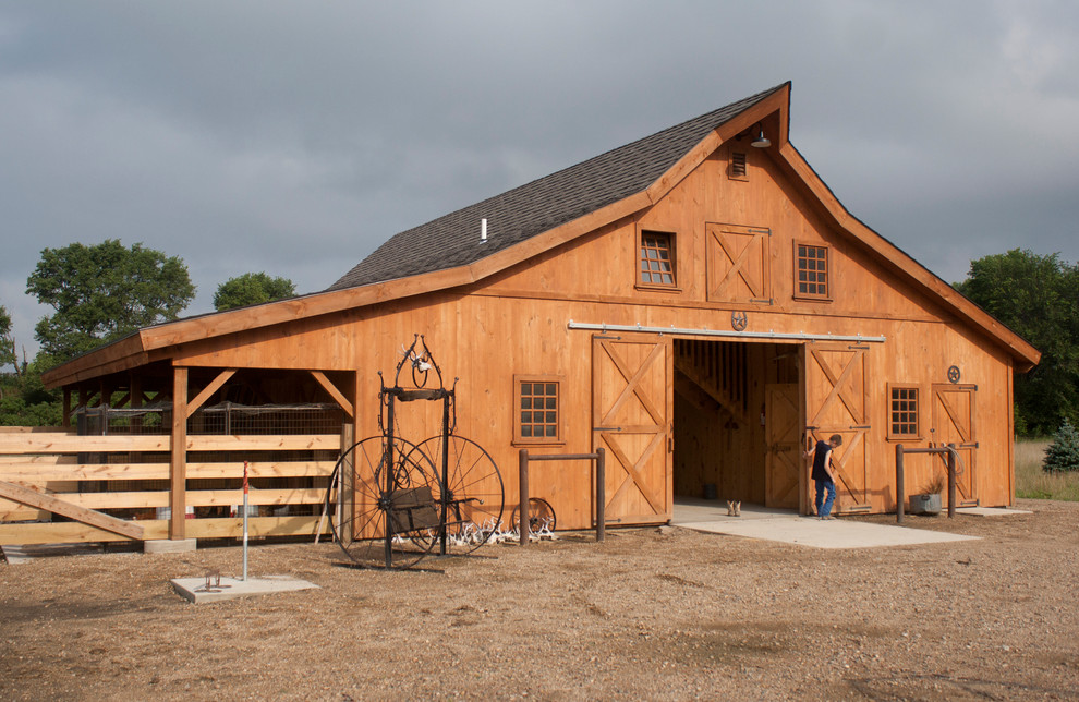 sd horse barn - farmhouse - shed - other - by sand creek