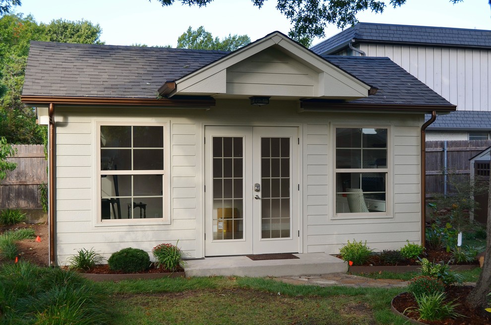 She Shed Shed Oklahoma City by ScissorTail Roofing & Construction