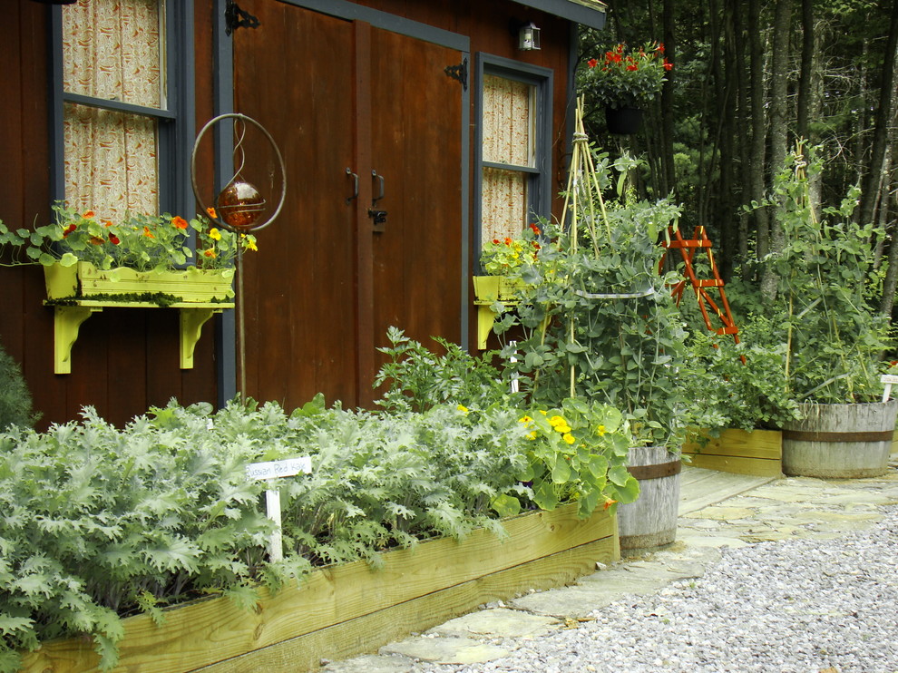 Shed - rustic shed idea in Portland Maine