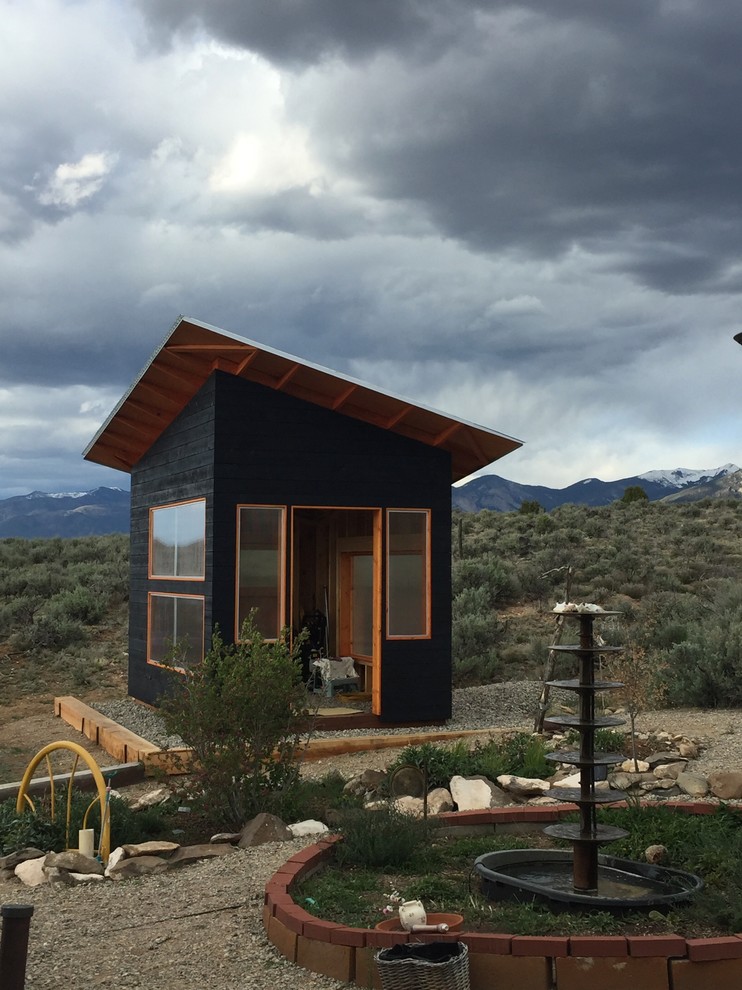 Shou Sugi Ban Garden Shed Contemporary Shed Albuquerque by The