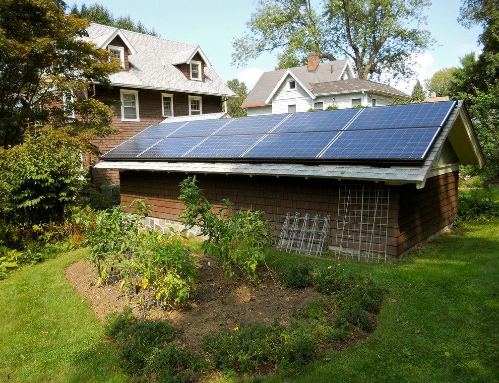 Solar Projects Traditional Shed New York by Sunrise Solar Solutions, LLC Houzz