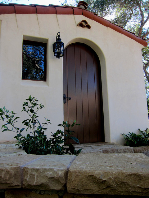 Spanish Style Shed design by Jeff Doubet Santa Barbara Home Design