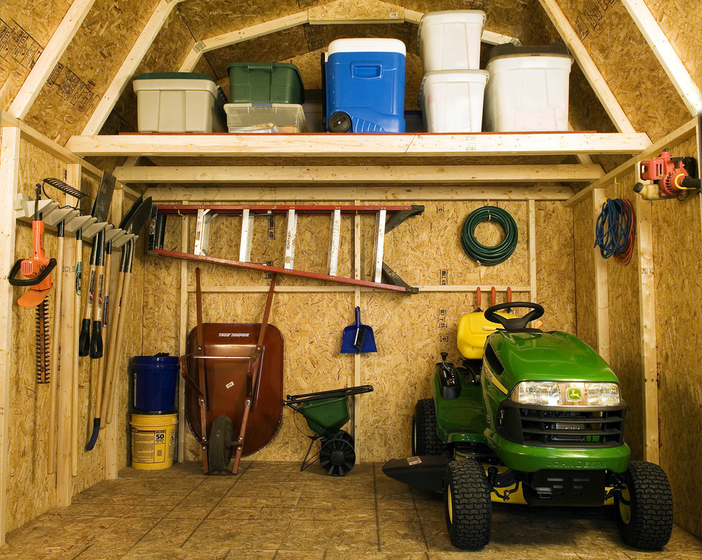 storage sheds & garage buildings - traditional - shed