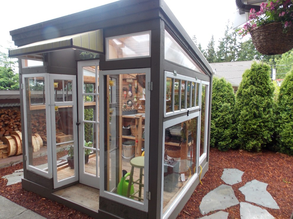 Inspiration for a timeless shed remodel in Seattle