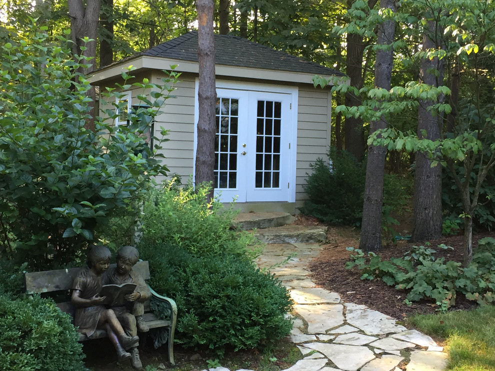 The Charming Tool Shed Traditional Shed Detroit By Dc Design Llc