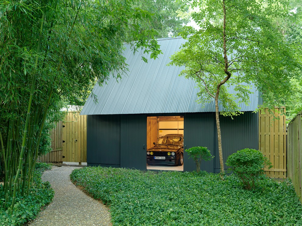 Inspiration for a modern shed remodel in St Louis