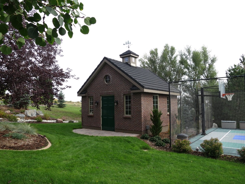 This is an example of a classic garden shed and building in Denver.