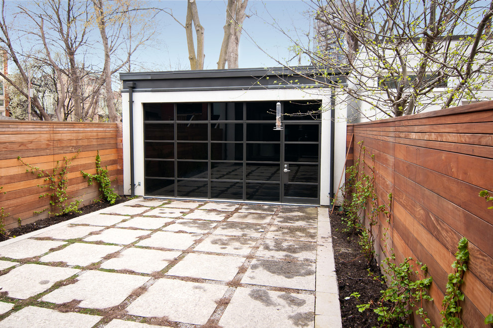 Inspiration for a large contemporary detached garden shed in Toronto.