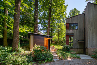 モダンスタイルのおしゃれな物置小屋 庭小屋の画像 75選 23年1月 Houzz ハウズ