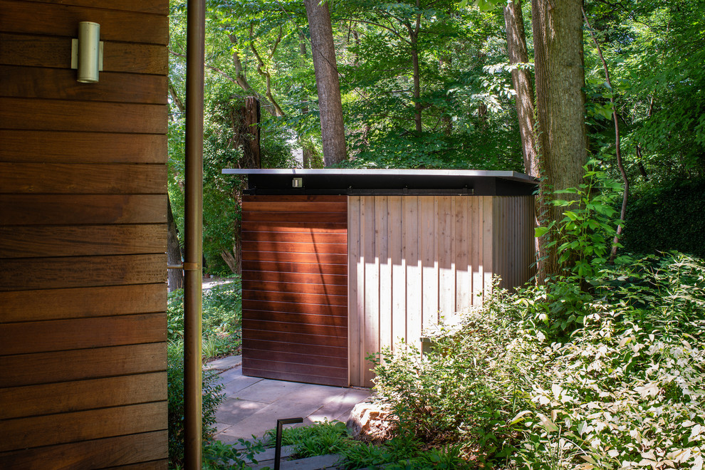Photo of a modern garden shed and building in DC Metro.