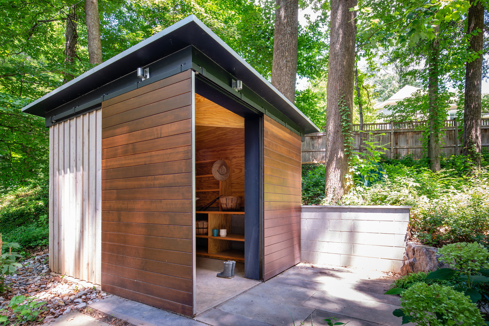 This is an example of a modern garden shed and building in DC Metro.