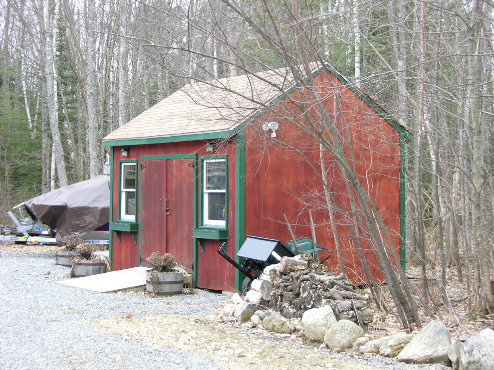 Trenton Shed Traditional Shed Portland Maine by Robin Amorello