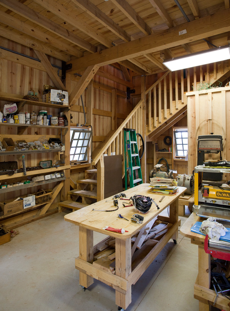 This is an example of a traditional garden shed and building in Other.