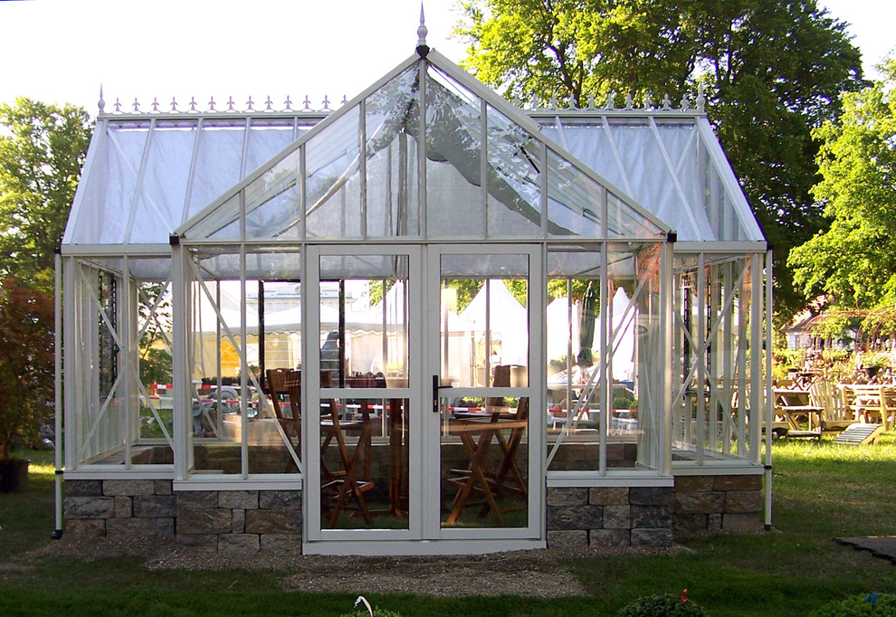 This is an example of a traditional greenhouse in Miami.