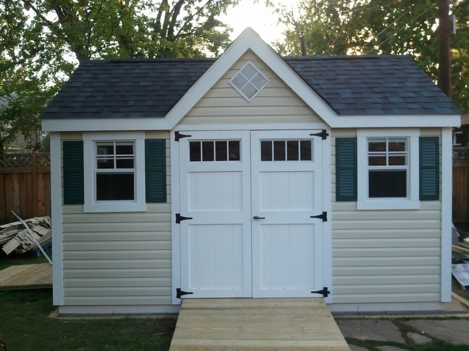 Photo of a medium sized detached garden shed in DC Metro.