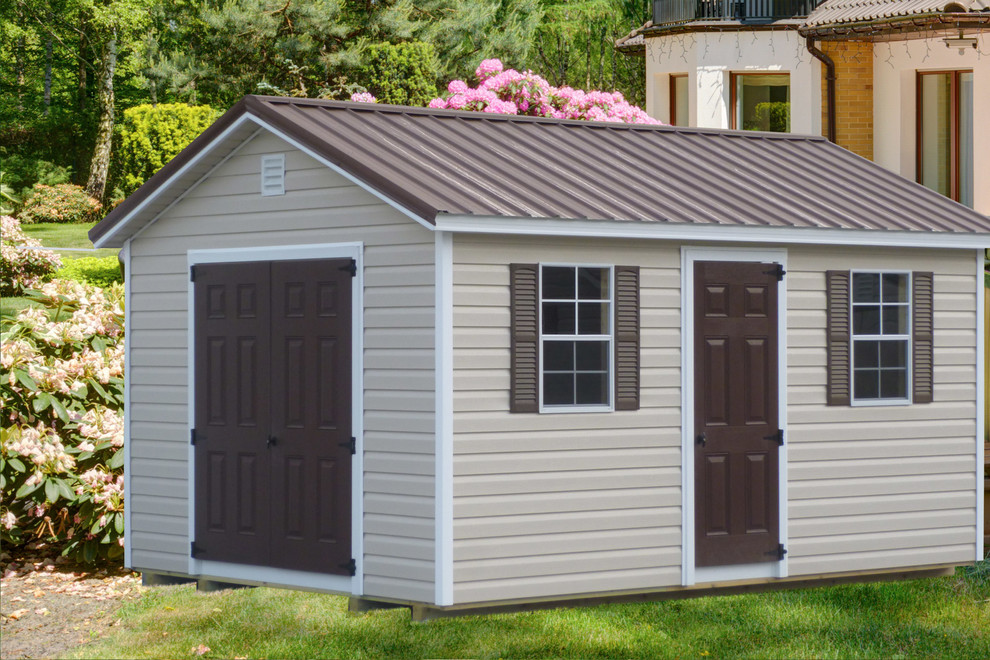 Vinyl Sided Garden Shed - Traditional - Shed - Other - by Esh's Utility ...