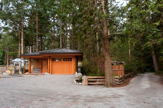 Rustikales Gartenhaus in Vancouver